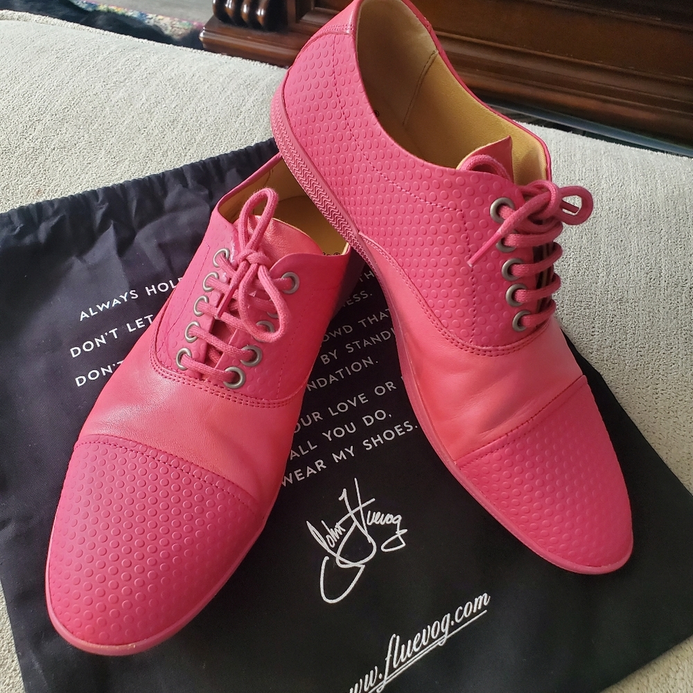John fleuvog pink shoes